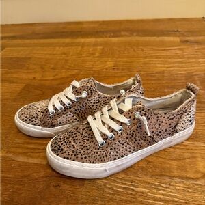 Pop Sneakers with Leopard/Cheetah Print